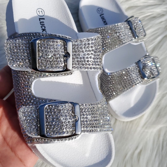 White Glam Slides - Picture 3 of 3
